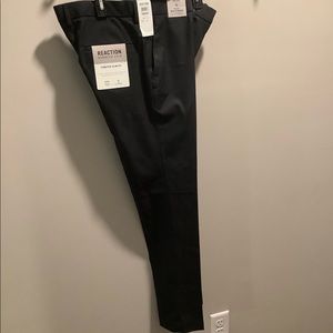 Men’s Kenneth Cole Slim Fit Black Pants 34 x 32